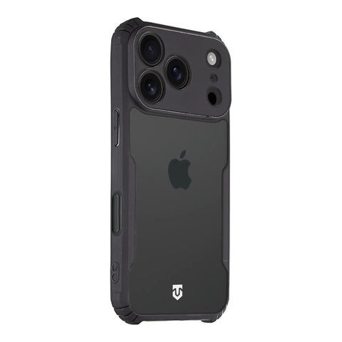 Tactical iPhone 17 Pro Quantum Stealth Cover - 8596311284502 - Clear Black