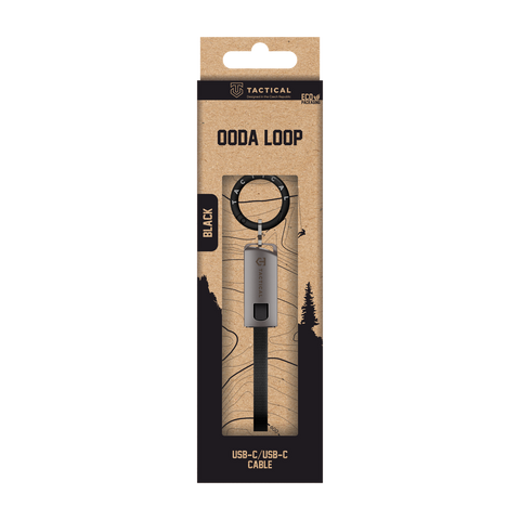 Tactical OODA Loop USB-C To USB-C Cable - 8596311289194 - Black