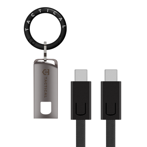 Tactical OODA Loop USB-C To USB-C Cable - 8596311289194 - Black