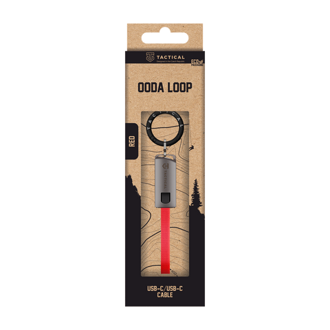 Tactical OODA Loop USB-C To USB-C Cable - 8596311289200 - Red