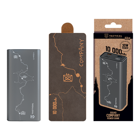 Tactical  Squad Company 30W Powerbank - 8596311296581 - 10.000 mAh
