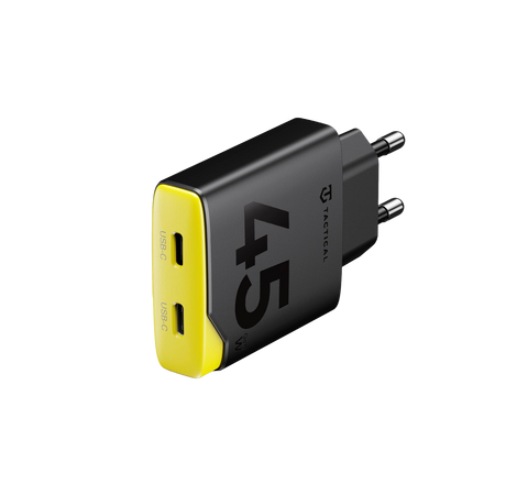 Tactical Minimi Dual USB-C 45W GaN Travel Charger - 8596311298912