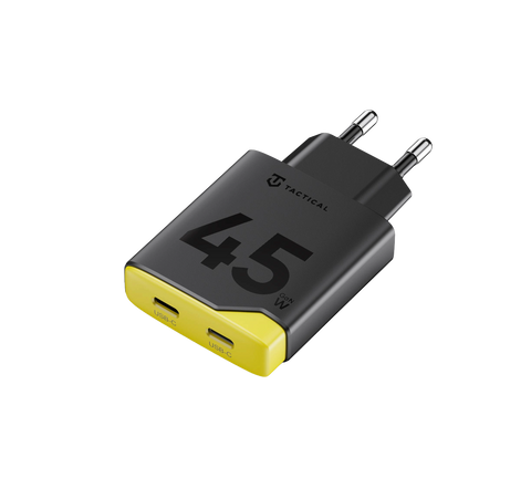 Tactical Minimi Dual USB-C 45W GaN Travel Charger - 8596311298912