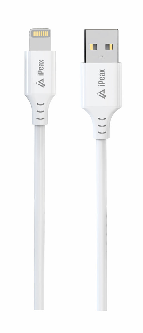 iPeax USB-A To Lightning Cable - 90010112 - 1 meter - White