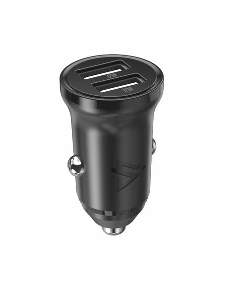 iPeax CL-01 2.4A Dual USB-A Car Charger - 90010121 - Black