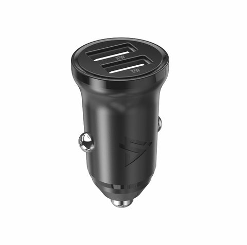 iPeax CL-02 4.8A Dual USB-A Car Charger - 90010122 - Black