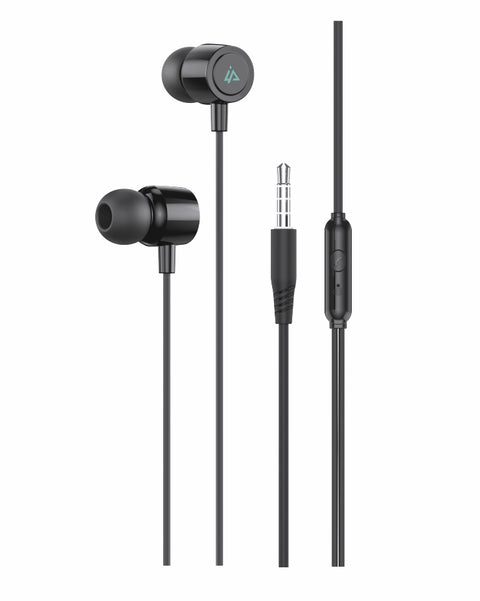 iPeax Wired 3.5mm Earphones - 90010133 - Black