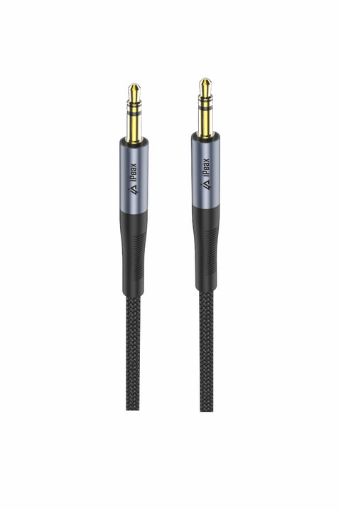 iPeax 3.5mm (Male) to 3.5mm (Male) Adapter - 90010140 - 1.5 Meter - Black