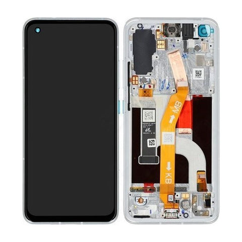 Asus Zenfone 8 (ZS590KS) LCD Display + Touchscreen + Frame - 90AI0063-R20010 - White