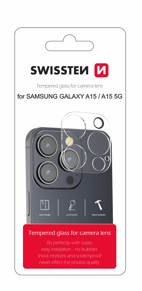 Swissten SM-A155F Galaxy A15 4G/SM-A156B Galaxy A15 5G Camera Lens Tempered Glass - 94500214