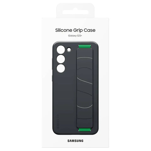 Samsung SM-S916B Galaxy S23 Plus Silicone Grip Cover - EF-GS916TBEGWW - Black