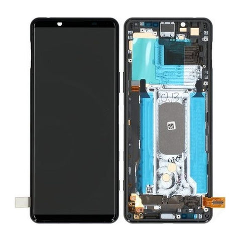 Sony Xperia 5 II (XQ-AS52) LCD Display + Touchscreen + Frame - A5024932A - Black