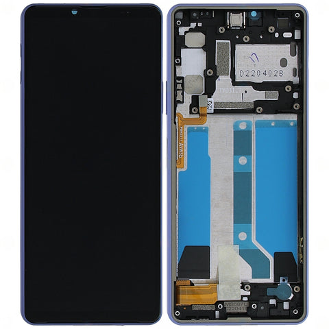 Sony Xperia 10 IV (XQ-CC54) LCD Display + Touchscreen + Frame - A5047176A - Lavender