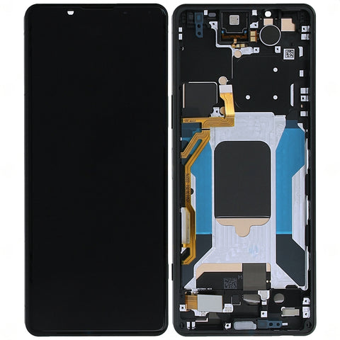 Sony Xperia 5 IV (XQ-CQ54) LCD Display + Touchscreen + Frame - A5050962A/A5050962B - Black