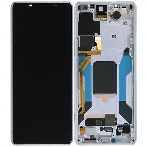Sony Xperia 5 IV (XQ-CQ54) LCD Display + Touchscreen + Frame - A5050963A - White