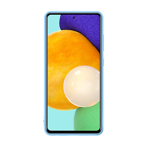 Samsung SM-A526B Galaxy A52 5G/SM-A525F Galaxy A52 4G Silicone Cover - EF-PA525TLEGWW - Blue