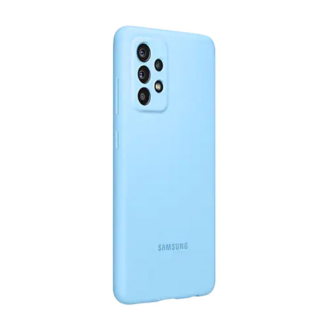 Samsung SM-A526B Galaxy A52 5G/SM-A525F Galaxy A52 4G Silicone Cover - EF-PA525TLEGWW - Blue