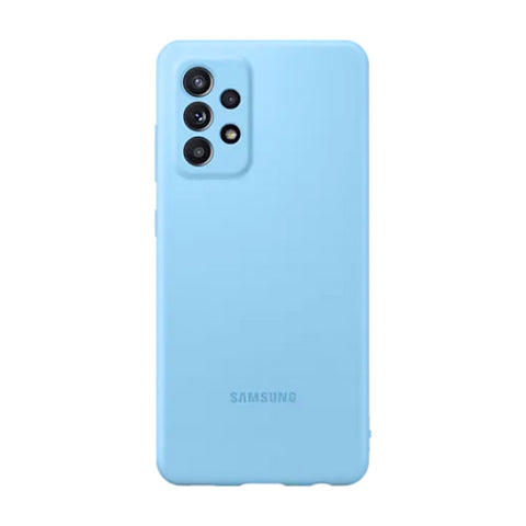 Samsung SM-A526B Galaxy A52 5G/SM-A525F Galaxy A52 4G Silicone Cover - EF-PA525TLEGWW - Blue