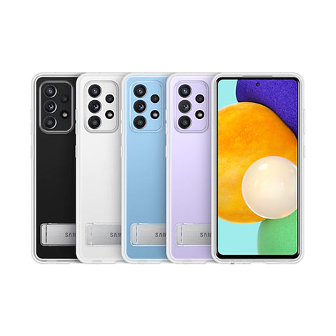 Samsung SM-A526B Galaxy A52 5G/SM-A525F Galaxy A52 4G Clear Standing Cover - EF-JA525CTEGWW - Transparant