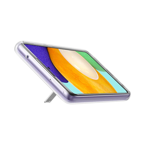 Samsung SM-A526B Galaxy A52 5G/SM-A525F Galaxy A52 4G Clear Standing Cover - EF-JA525CTEGWW - Transparant
