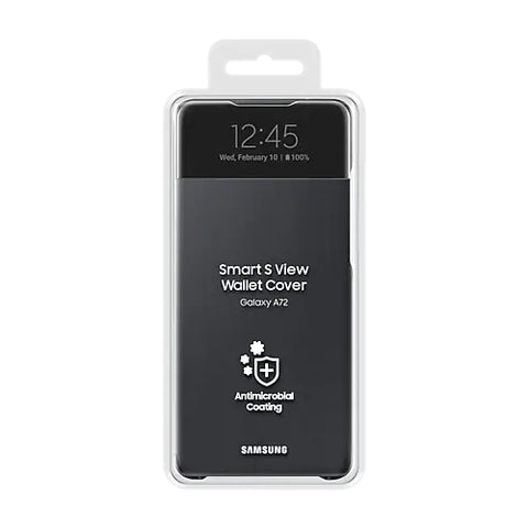 Samsung SM-A725F Galaxy A72 4G S View Wallet Cover - EF-EA725PBEGEE - Black