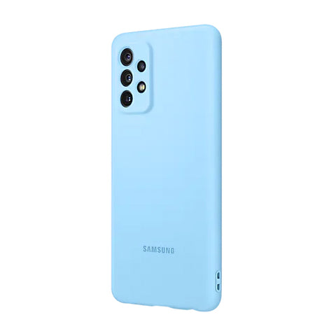 Samsung SM-A726B Galaxy A72 5G/SM-A725F Galaxy A72 4G Silicone Cover - EF-PA725TLEGWW - Blue