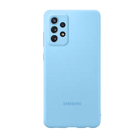 Samsung SM-A726B Galaxy A72 5G/SM-A725F Galaxy A72 4G Silicone Cover - EF-PA725TLEGWW - Blue