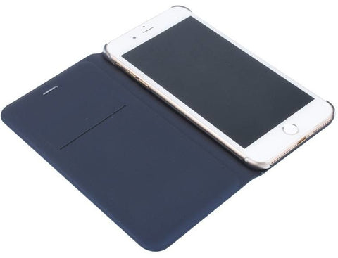 Apple iPhone 7 Plus/iPhone 8 Plus - Slim Book Case - Dark Blue