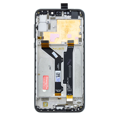 Motorola One (XT1941) LCD Display + Touchscreen + Frame  Black