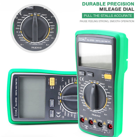 Baku Pro Universal Digital Multi-functional Multimeter - BA-890D