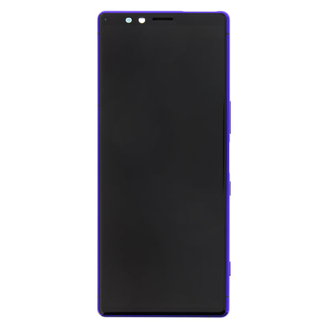 Sony Xperia 1 (J9110, J9150, J9180) LCD Display + Touchscreen + Frame 1319-0231 Purple