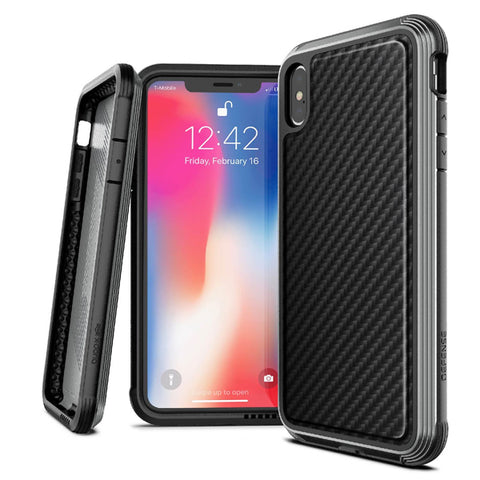 X-doria Apple iPhone XS Max Defence Lux - 3X4C0518B - Black Carbon