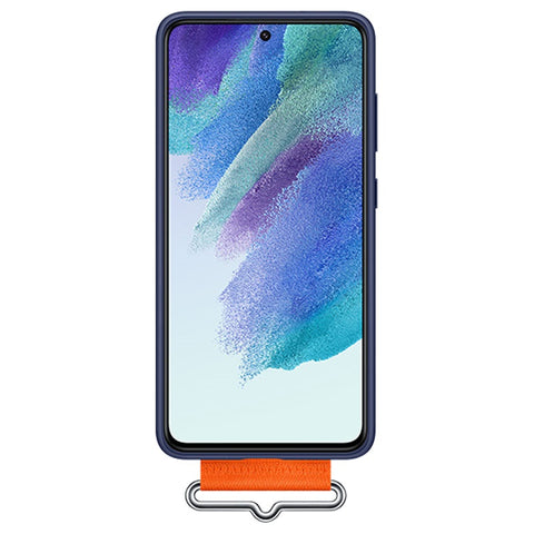 Samsung SM-G990B Galaxy S21 Fan Edition Silicone Cover With Strap - EF-GG990TNEGWW - Navy