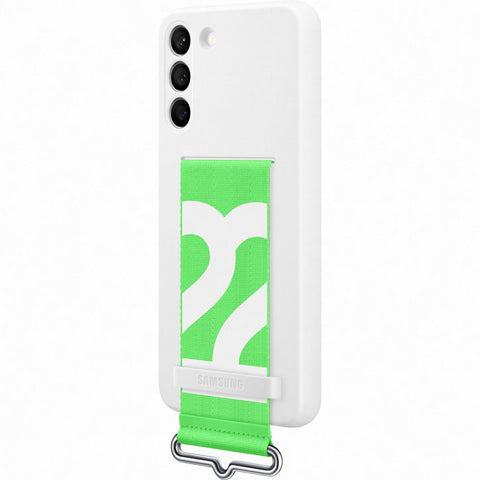 Samsung SM-S906B Galaxy S22 Plus Silicone Cover With Strap - EF-GS906TWEGWW - White