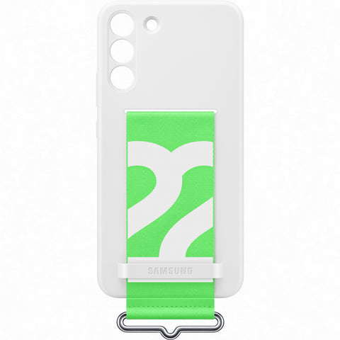 Samsung SM-S906B Galaxy S22 Plus Silicone Cover With Strap - EF-GS906TWEGWW - White