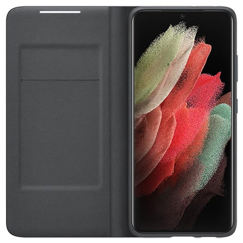 Samsung SM-G998B Galaxy S21 Ultra LED View Cover - EF-NG998PBEGEE - Black
