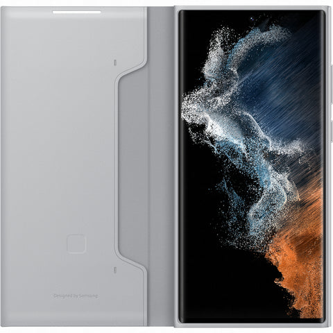 Samsung SM-S908B Galaxy S22 Ultra LED View Cover - EF-NS908PJEGEE - Grey