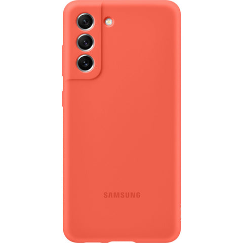 Samsung SM-G990B Galaxy S21 Fan Edition Silicone Cover - EF-PG990TPEGWW - Coral