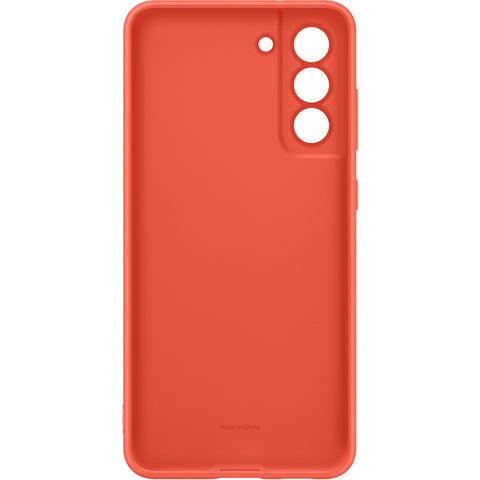 Samsung SM-G990B Galaxy S21 Fan Edition Silicone Cover - EF-PG990TPEGWW - Coral