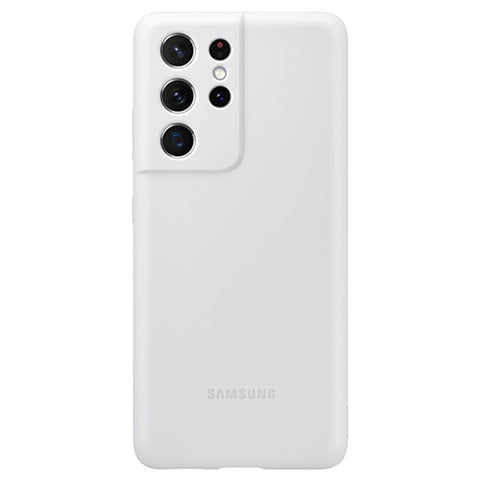 Samsung SM-G998B Galaxy S21 Ultra Silicone Cover - EF-PG998TJEGWW - Light Grey
