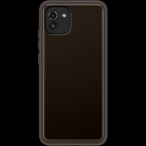 Samsung SM-A035G Galaxy A03 Soft Clear Cover - EF-QA036TBEGEU - Black