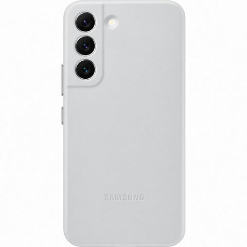 Samsung SM-S901B Galaxy S22 Leather Cover - EF-VS901LJEGWW - Grey