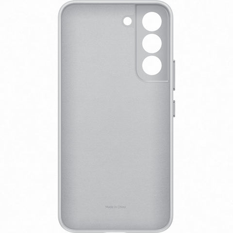 Samsung SM-S901B Galaxy S22 Leather Cover - EF-VS901LJEGWW - Grey