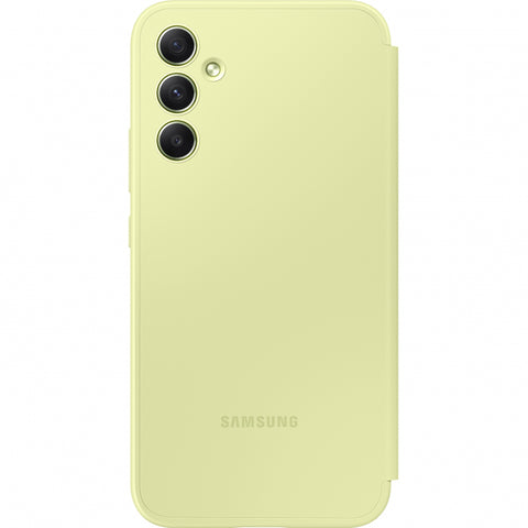 Samsung SM-A346B Galaxy A34 Smart Clear View Cover - EF-ZA346CGEGWW - Lime