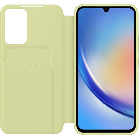 Samsung SM-A346B Galaxy A34 Smart Clear View Cover - EF-ZA346CGEGWW - Lime