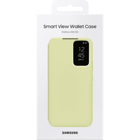 Samsung SM-A546B Galaxy A54 Smart Clear View Cover - EF-ZA546CGEGWW - Lime