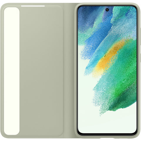 Samsung SM-G990B Galaxy S21 Fan Edition Smart Clear View Cover - EF-ZG990CMEGEE - Green