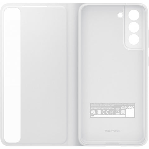 Samsung SM-G990B Galaxy S21 Fan Edition Smart Clear View Cover - EF-ZG990CWEGEE - White