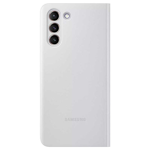 Samsung SM-G991B Galaxy S21 Clear View Cover - EF-ZG991CJEGEE - Light Grey