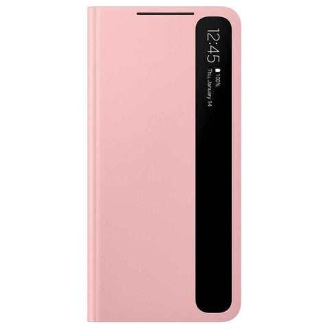 Samsung SM-G991B Galaxy S21 Clear View Cover - EF-ZG991CPEGEE - Pink